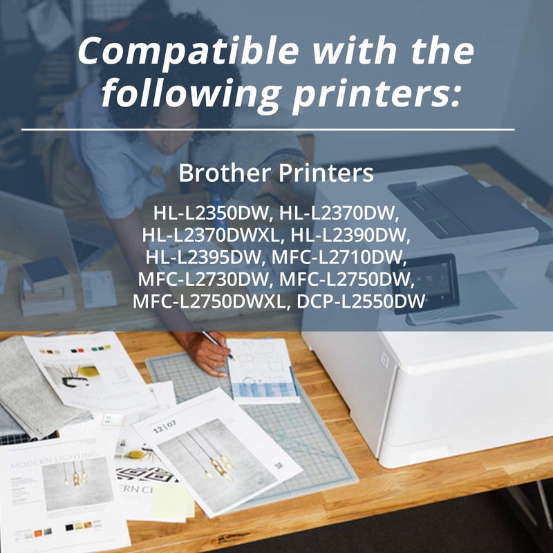 Arthur Imaging WITH CHIP Compatible Toner Cartridge Replacement for Brother TN760 TN 760 TN730 to use with HL-L2350DW HL-L2395DW HL-L2390DW HL-L2370DW MFC-L2750DW MFC-L2710DW DCP-L2550DW (Black 1Pack) - Image 5